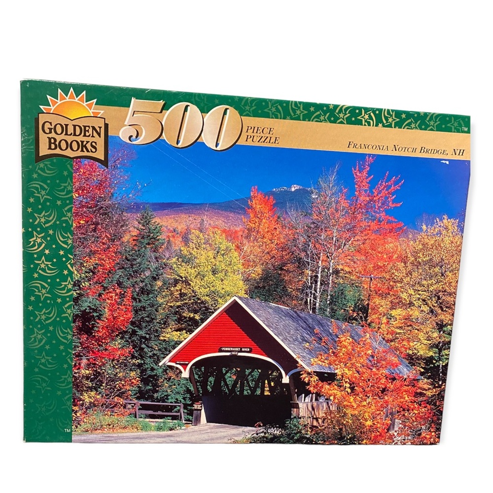 NEW Golden Books 500 Piece
Jigsaw Puzzle Franconia Notch Bridge, NH